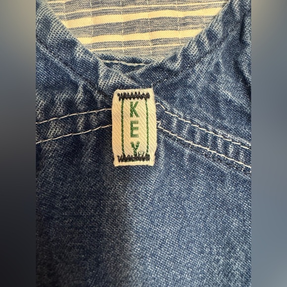 Key Imperial Aristocrat Overalls Vintage Blue Denim BIB Carpenter Jeans - Picture 10 of 10